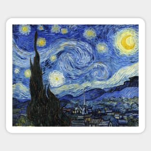 Vincent Van Gogh Starry Night Sticker